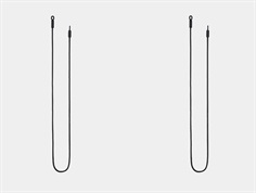 IZIPIZI black eyewear strap for adult and junior (2-pack)